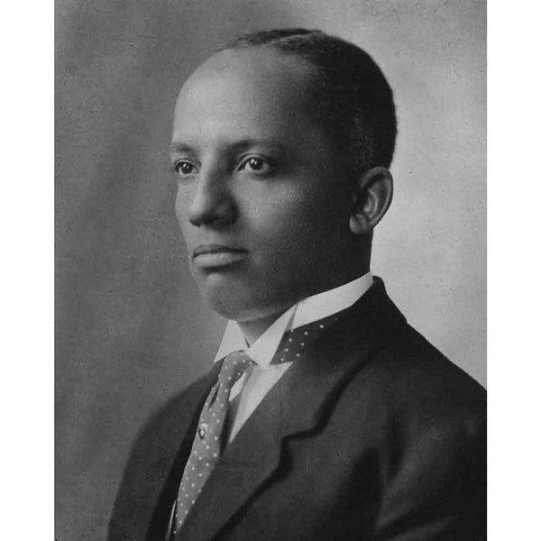 Portrait of Dr. Carter G. Woodson - Quality Reprint of a Vintage Photo