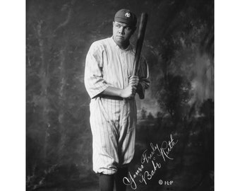 Babe Ruth Playing Pool Quality Reprint of a Vintage Photo - Etsy