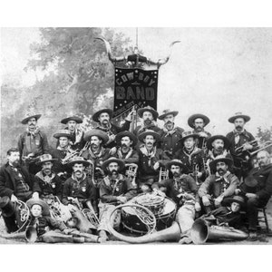 The Dodge City Cowboy Band-1880&#39;s - Quality Reprint of a Vintage Photo