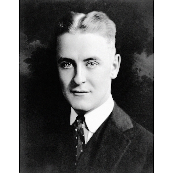 Portrait of F Scott Fitzgerald - Quality Reprint of a Vintage Photo