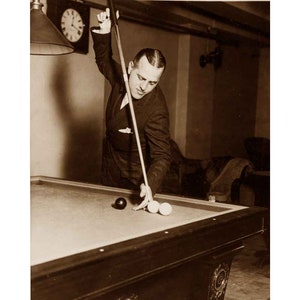 Billiards Champion Willie Hoppe 1923 - Quality Reprint of a Vintage Photo