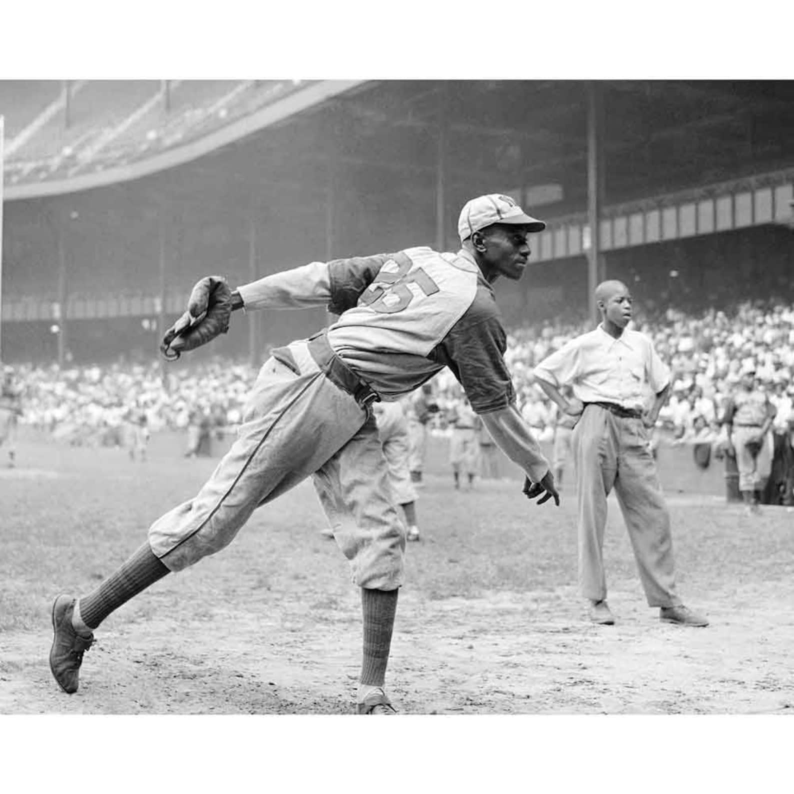 Satchel Paige Quality Reprint of a