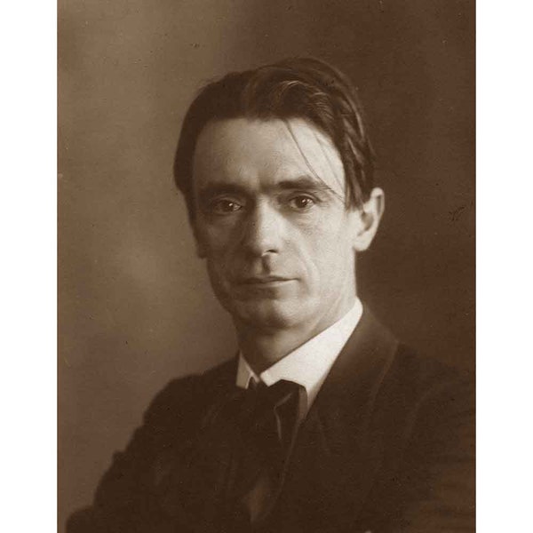 Portrait von Rudolf Steiner - Qualitäts-Nachdruck eines Vintage-Fotos