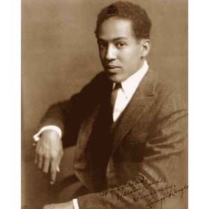 Langston Hughes - Quality Reprint of a Vintage Photo