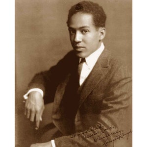 Langston Hughes Quality Reprint of a Vintage Photo image 1