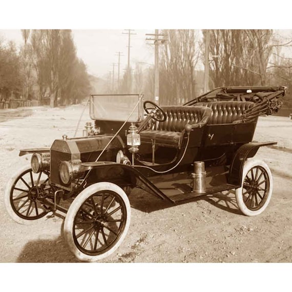 1910 年型フォード モデル T - ヴィンテージ写真の高品質復刻版