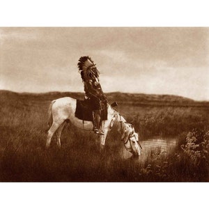 An Oasis in the Badlands - Quality Reprint of a Vintage Photo