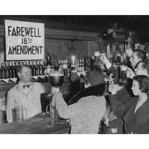 Toasting the End of Prohibition  - Quality Reprint of a Vintage Photo