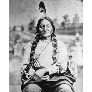 Sitting Bull - Quality Reprint of a Vintage Photo