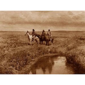 The Three Chiefs - Quality Reprint of a Vintage Photo