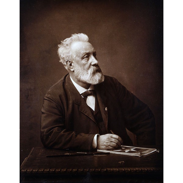 Jules Verne - Quality Reprint of a Vintage Photo