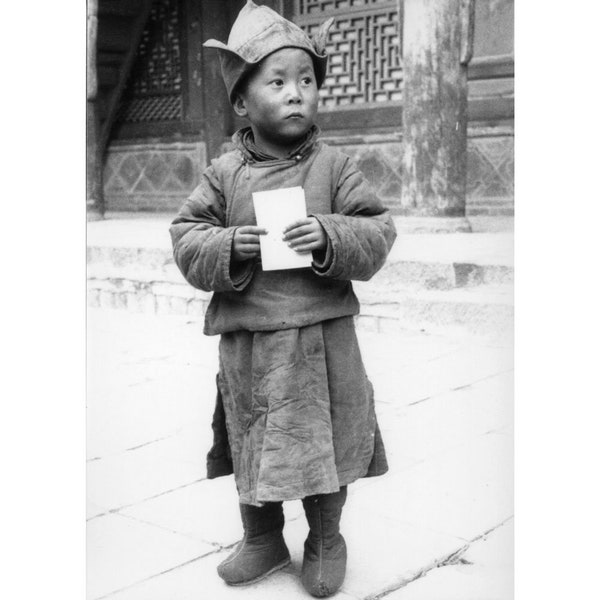 H.H. The 14th Dalai Lama at Four Years Old - Quality Reprint of a Vintage Photo