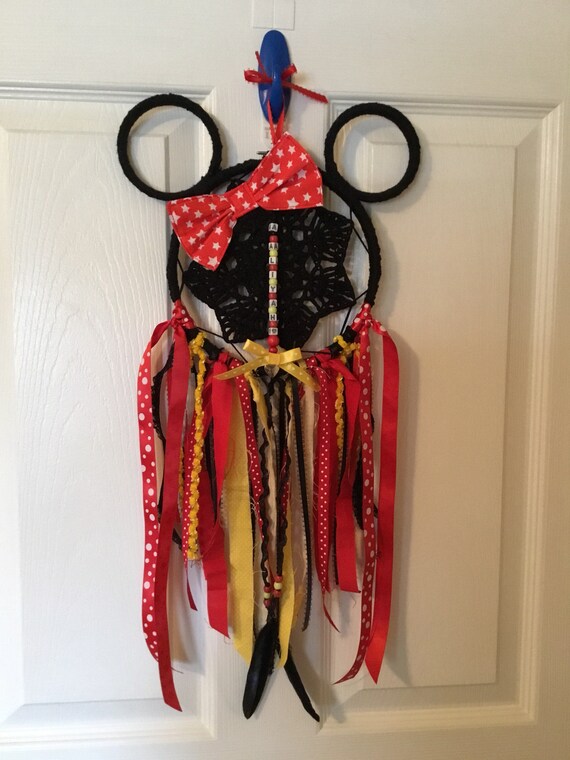 Minnie Mouse Dreamcatcher Disney Room Decor Disney Dreamcatcher Disney Home Decor Disney Bedroom Decor Baby Nursery Gift Ideas