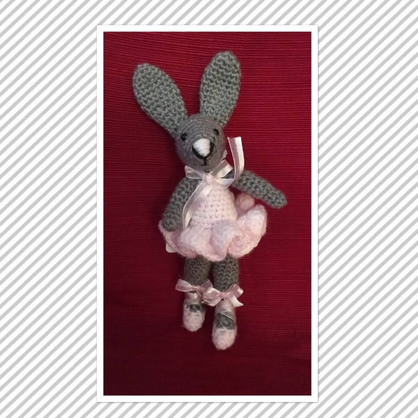 Ballerina doll, dance recital gift for little girls, ballet doll, dance recital gift, ballet dancer. ballerina bunny