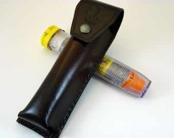 Epi-Pen Case - Handmade Leather