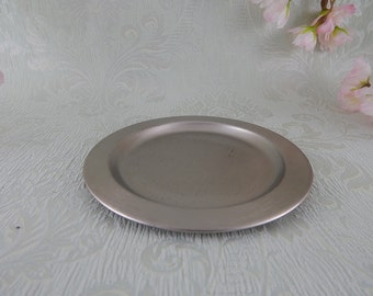 Metal plate for baptismal candle, communion candle 115 mm