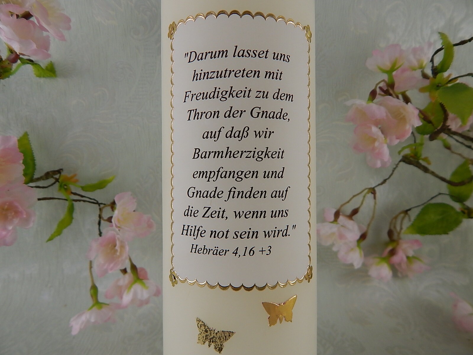 Taufkerze Lebensbaum Baum des Lebens Name Datum Spruch Etsy