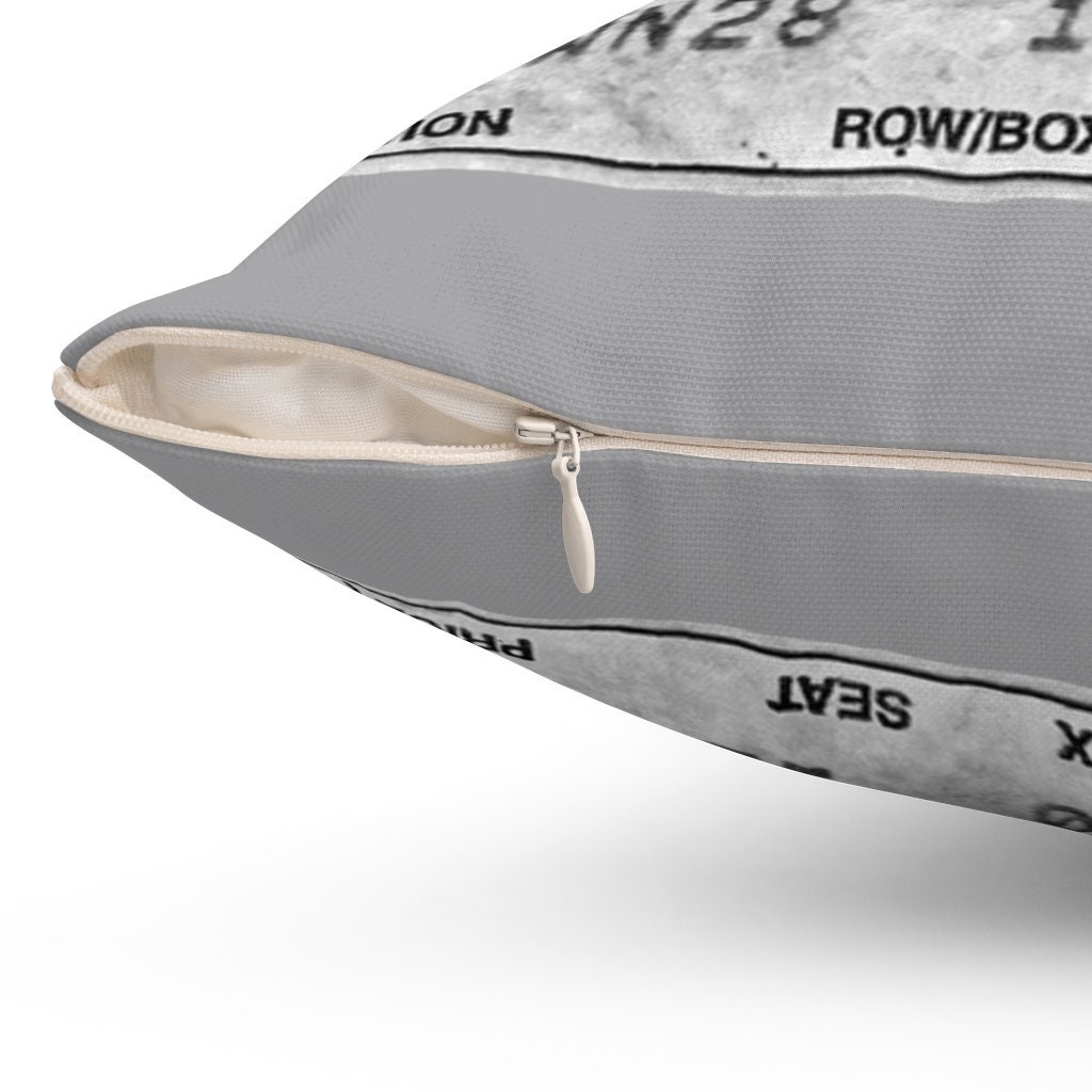 Jimmy Buffett Ticket Stub Pillow With Autograph Vintage Etsy