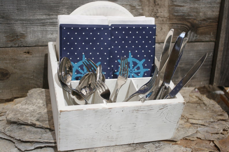 Plate Holder Silverware Holder Utensil Holder Silverware Caddy Napkin Holder Wood Cup Holder Plate Rack Utensil Caddy Napkin Holder