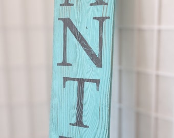 Pantry Kitchen Sign Reclaimed Distressed Rustic Wood Country Home Restaurant Decor Teal Gifts Under 60 Dollars Gift For Her