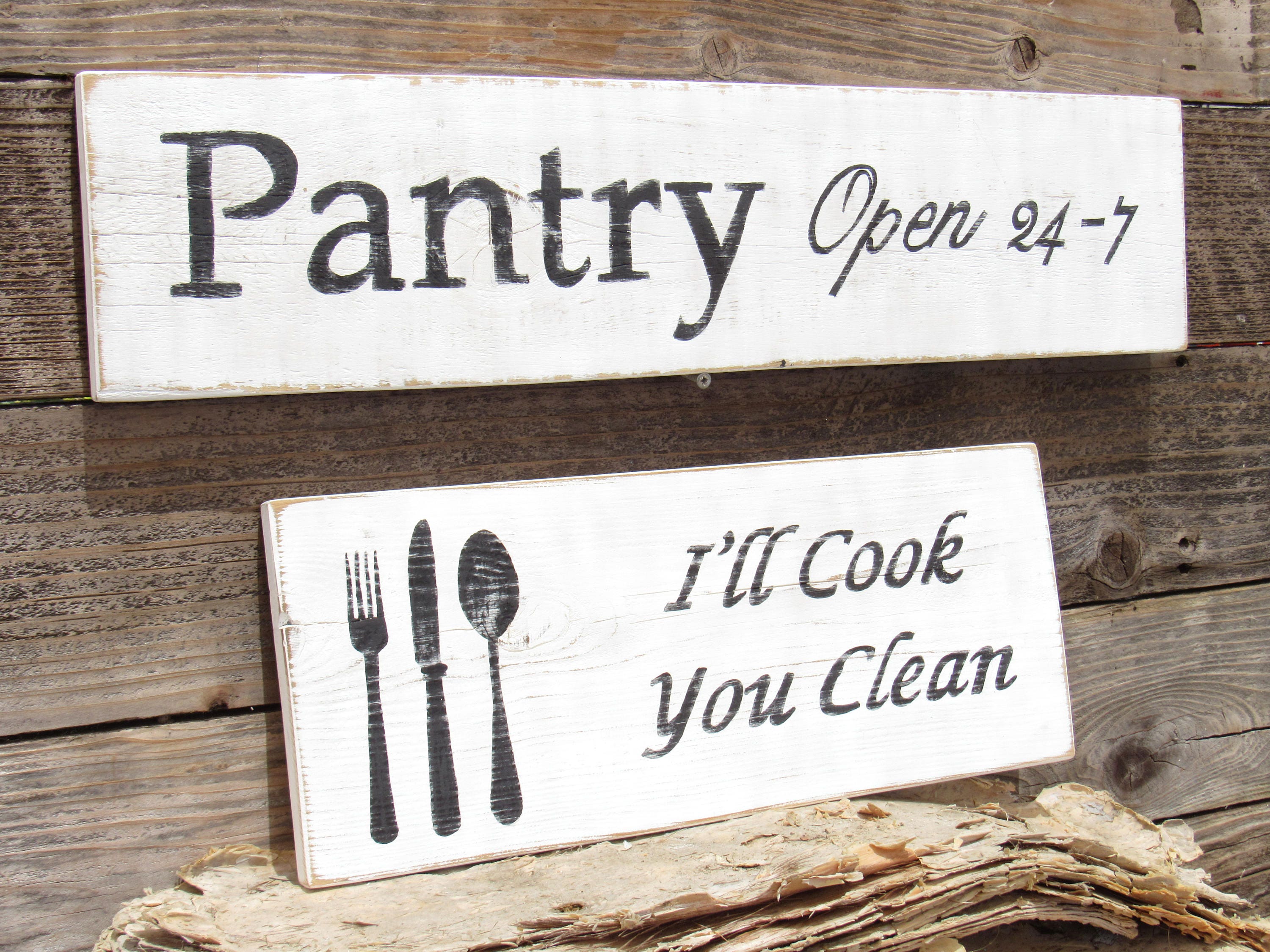 Pantry Sign, Kitchen Sign, Kitchen Decor, I'll Cook You Clean, Cooking ...