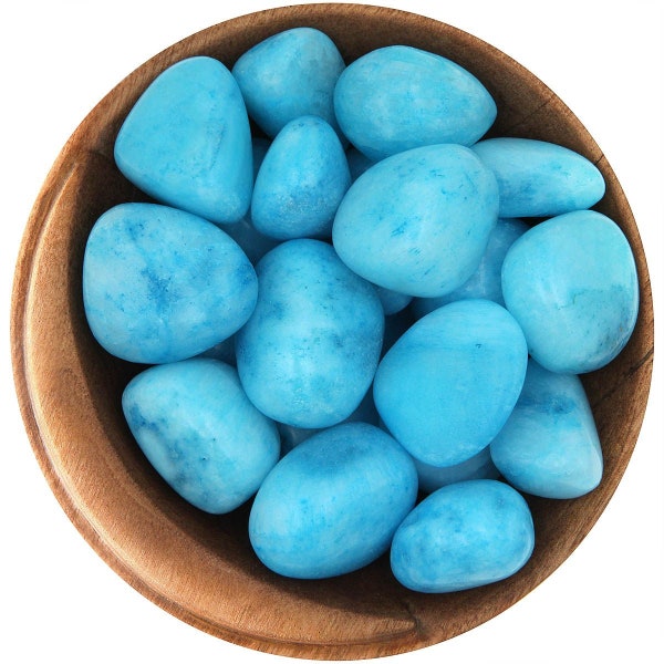 1 Blue Aragonite - Ethically Sourced Tumbled Stone