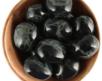 1 Spiderweb Obsidian - Ethically Sourced Tumbled Stone