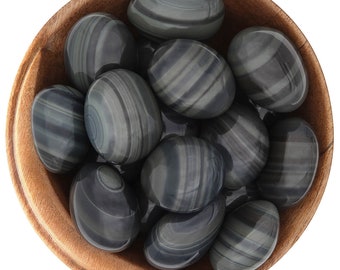 1 Platinum Obsidian - Ethically Sourced Tumbled Stone