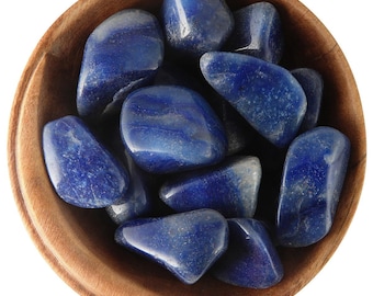 1 BLUE QUARTZ - Ethically Sourced Tumbled Stone