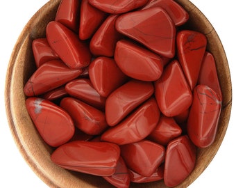 1 Red Jasper (Brazil) - Ethically Sourced Tumbled Stone