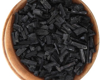 1 Black Tourmaline (Rough) - Ethically Sourced Stone