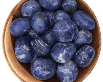 1 Sodalite (Peru) - Ethically Sourced Tumbled Stone