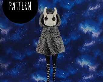 Void Spirit Crochet Pattern, PATTERN ONLY, creepy cute crochet pattern