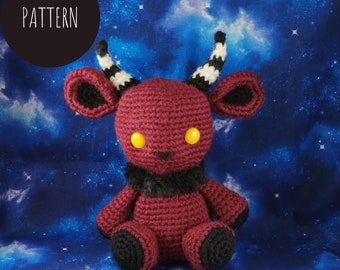 Imp crochet pattern, PATTERN ONLY, Demon crochet pattern