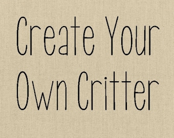 Create Your Own Critter
