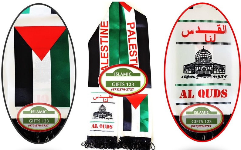 48 Pcs**Palestine Flag Scarf Keffiyeh**AL-QUDS***Dome of Rock** Palestine Al-Aqsa** FAST Delivery-Ramadan Decor Eid Decor Islamic Gifts 123