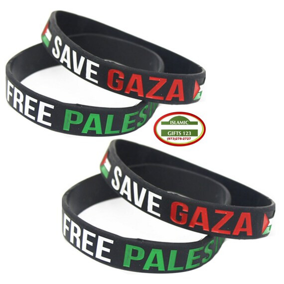 Free Palestine Wristbands white Free Palestine Wristbands white