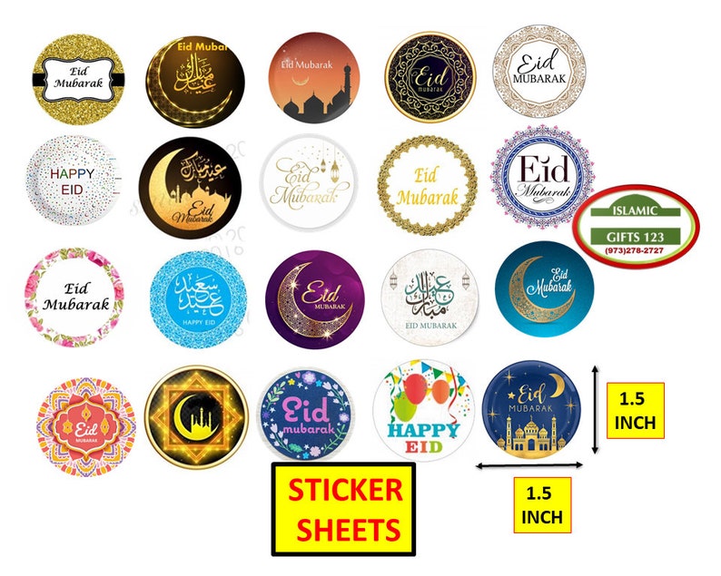 Eid Gifts Eid favors Eid decoration Eid pencils Eid Balloons Customized Islamic Gifts Muslim Gift Ramadan decoration Islamic Wall decoration 画像 3