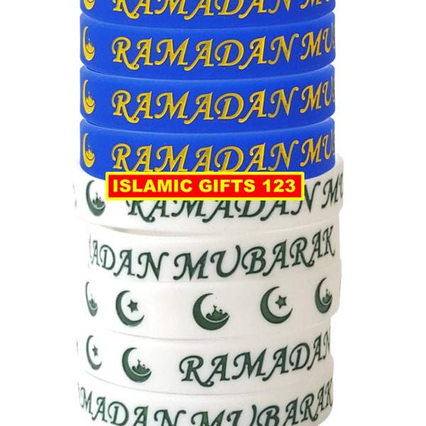 Ramadan wristbands*Ramadan Gifts Ramadan Favors Islamic Gift* Ramadan decor* Eid Gifts Quran Muslim Gift Ramadan wall decor Eid Party Supply