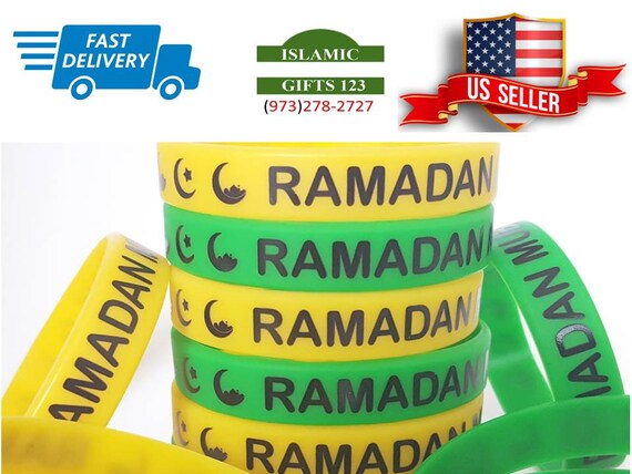 Ramadan Mubarak Decor Novelty Bracelet 48 12 Wholesale Lots Etsy