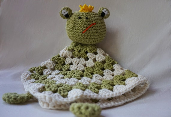 Crochet Lovey Crochet Security Blanket /animal Lovey Blanket