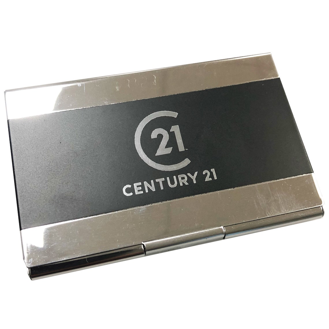 Custom Engraved Metal Business Card Holders with Logo Etsy