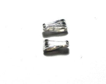 6 mm Small Sterling Silver 925 Bails (Hallmarked) for Small Pendants and Charms (2 or 10 Pc.)