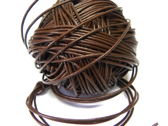 1 Mm 0.04 Inch Thin High Quality Real Leather Cord BROWN Leather Hides  Jewelry Cord 1 M 39 Inch 