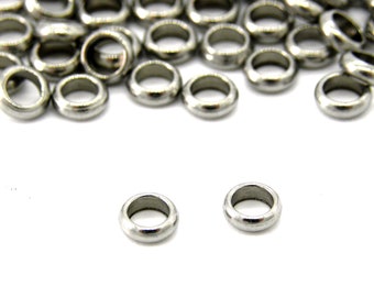 Anelli distanziatori sottili e rotondi in acciaio inossidabile da 4 mm