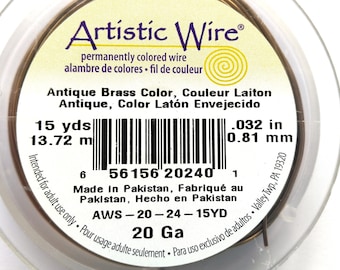 PEBSHOP Fil En Laiton En Bobine (taille N° 3 0,8 Mm L 12 M