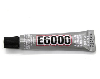 E6000 Industrieller Kraft-Kunsthandwerk-Klebstoff (5,3 ml - 0,18 fl oz) Kleine Größe
