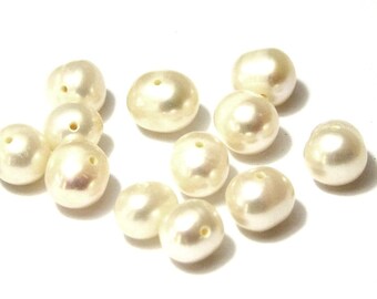 8 - 9 Mm Medium Round/potato-shaped Freshwater Cultured