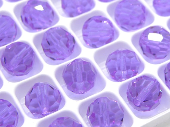 20 Perles Facettées Bohème Alexandrite 8mm - Preciosa - Port Gratuit - Neuf