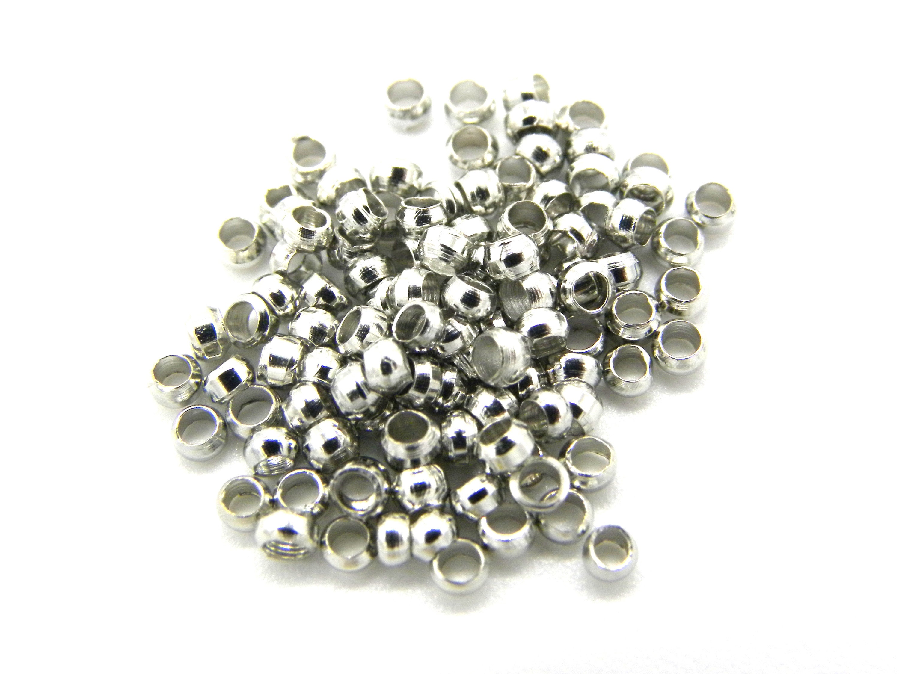 2mm Assorted Colors Metal Crimp Beads, 600ct. by Bead Landing™